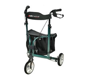 Balkonik trójkołowy aluminiowy z siedziskiem AR-030